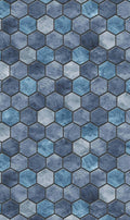 Toile overlap travertine hex 24 pied